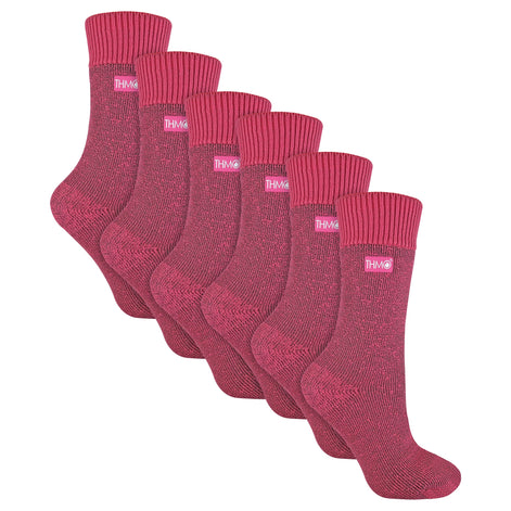 Ladies Thick Winter Thermal Socks with Seamless Toe (Multipack Options)