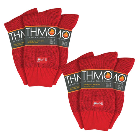 Ladies Thick Winter Thermal Socks with Seamless Toe (Multipack Options)