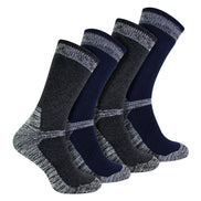 4 Pack Men's Cotton Reinforced Industrial Outdoor Work Socks