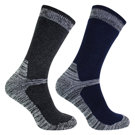 4 Pack Men's Cotton Reinforced Industrial Outdoor Work Socks