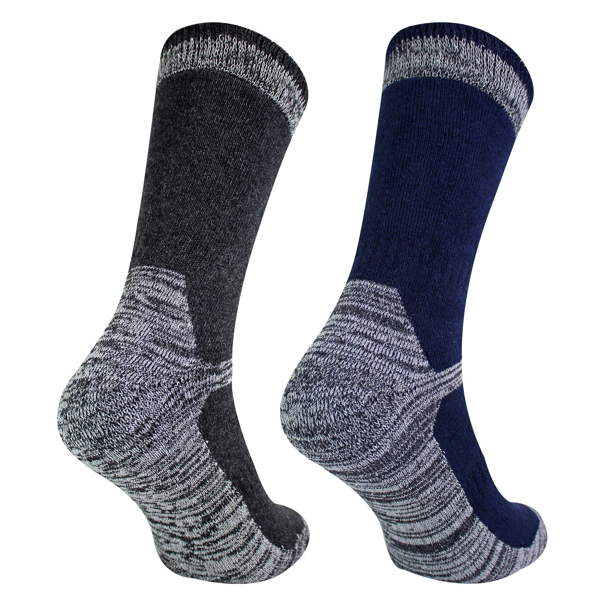 4 Pack Men's Cotton Reinforced Industrial Outdoor Work Socks