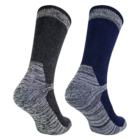 4 Pack Men's Cotton Reinforced Industrial Outdoor Work Socks