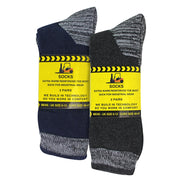 4 Pack Men's Cotton Reinforced Industrial Outdoor Work Socks