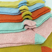 6 Pairs Ladies Alpaca Lounge Socks For Bed