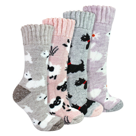 4 Pairs Ladies Thick Warm Bed Socks