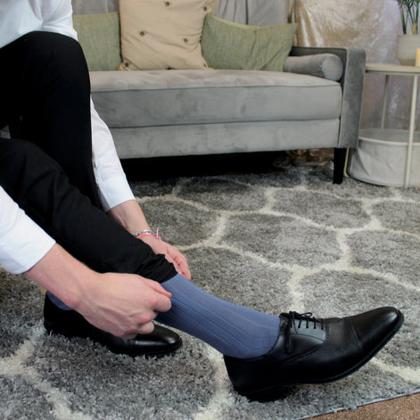 6 Pack Men's 100% Egyptian Cotton Dress Socks