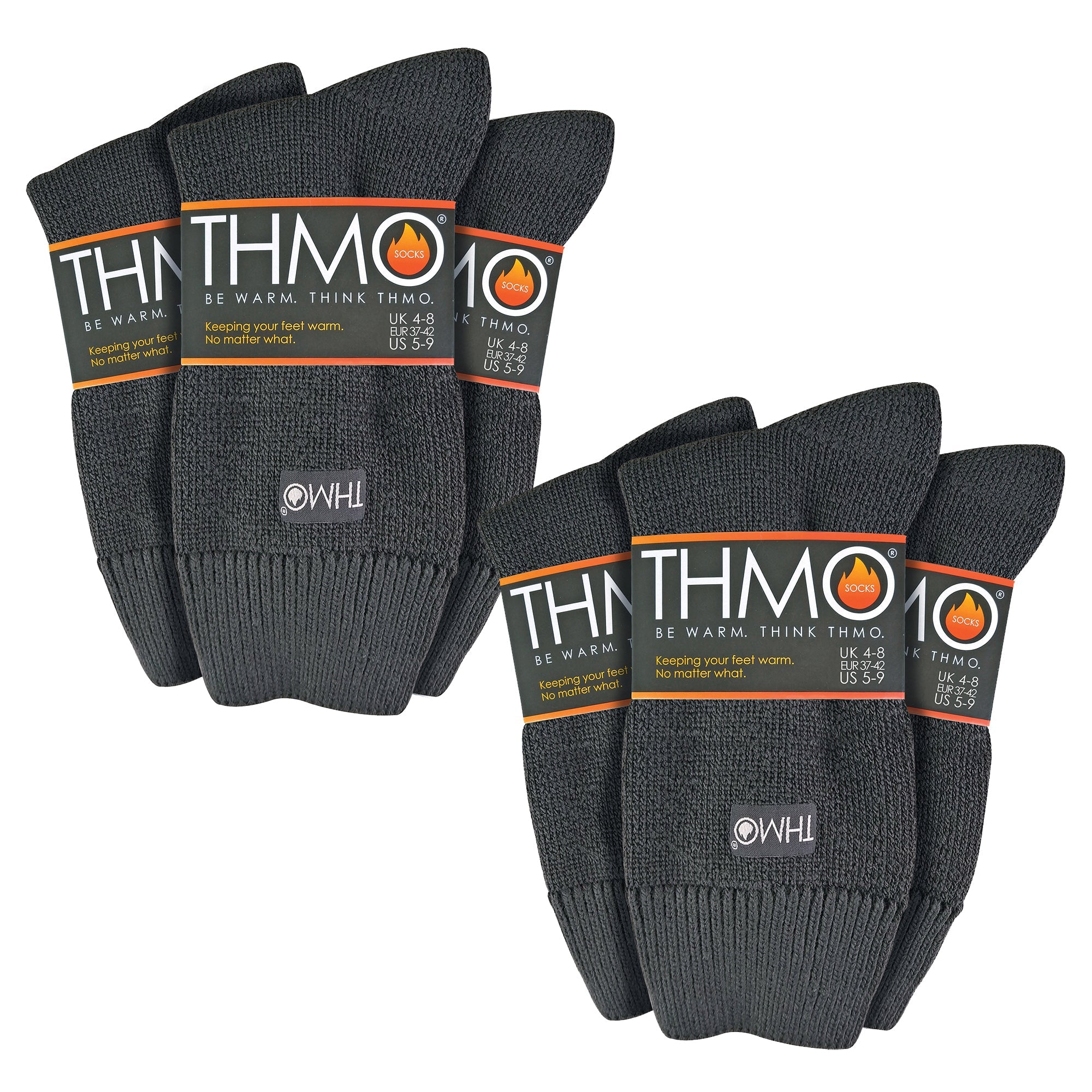 Ladies Thick Winter Thermal Socks with Seamless Toe (Multipack Options)