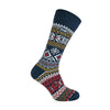 1 Pack Men's Vintage Nordic Thermal Thick Wool Blend Socks