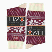 1 Pack Ladies Vintage Nordic Fairisle Winter Thermal Wool Blend Socks