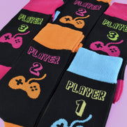 3 Pack Men's Retro Gaming Funky Novelty Video Game Socks