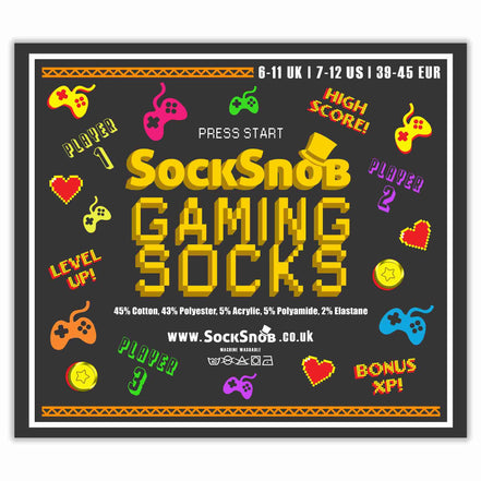 3 Pack Men's Retro Gaming Funky Novelty Video Game Socks