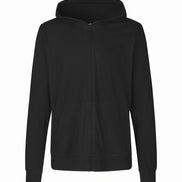 Fairtrade Organic Zipped T-Shirt Hoodie: Unisex