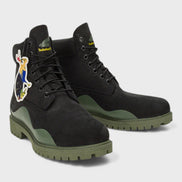 Timberland Heritage 6 Inch Waterproof Boot Black Nubuck Green