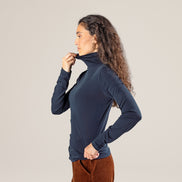 Organic Cotton Turtleneck T-Shirt: Women's
