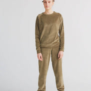 Organic Soft Fleece Cuffed Sweatpants: Women's