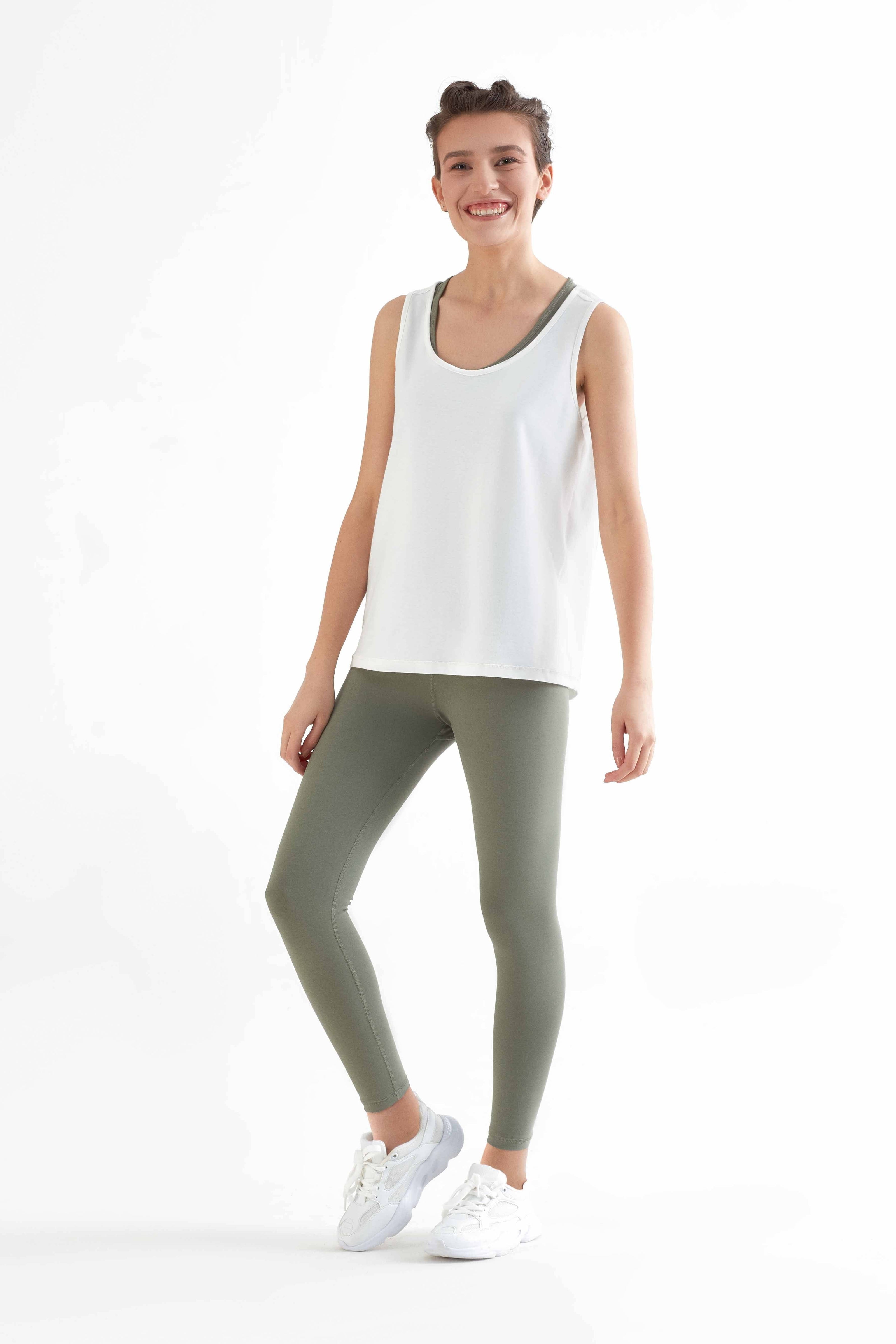 Organic 7/8 Stretch Leggings: Women's