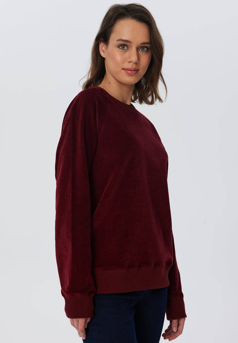 Organic Corduroy Sweatshirt: Women's