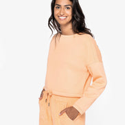 Organic Oversized Cropped Sweatshirt: Women's