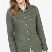 Linen Long Sleeve Shirt: Women's