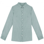 Organic Washed Long Sleeve Shirt: Ladies
