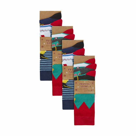 12 Pack Men's Warm Slipper Socks for Indoors