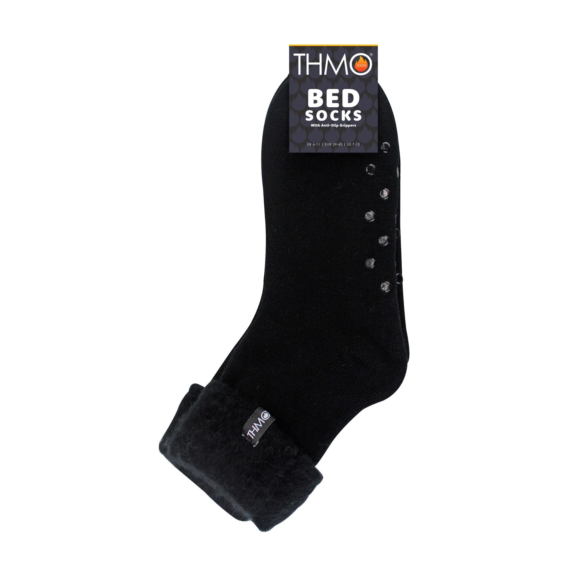 1 Pack Men's Soft Plush Lined Slipper Bed Socks