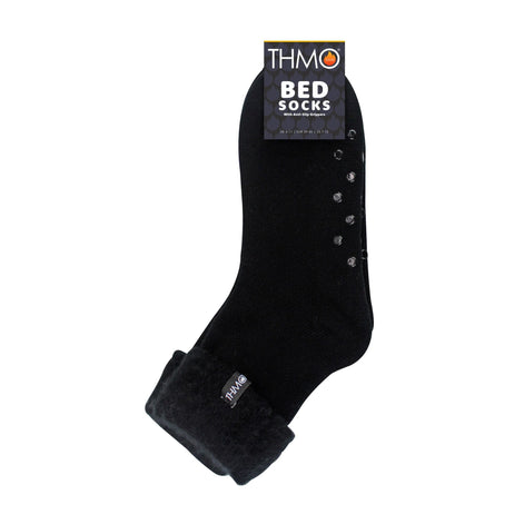 1 Pack Men's Soft Plush Lined Slipper Bed Socks