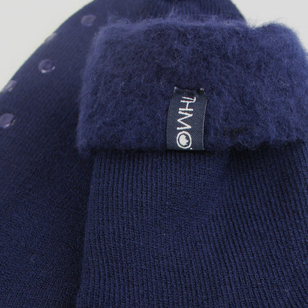 1 Pack Men's Soft Plush Lined Slipper Bed Socks