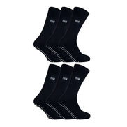 Mens Thermal Indoor Slipper Socks with Grips (Multipack Options)