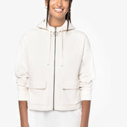 Organic Full Zip Hooded Sweatshirt: Women's