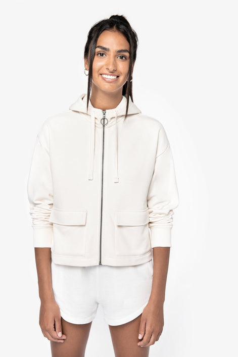 Organic Full Zip Hooded Sweatshirt: Women's