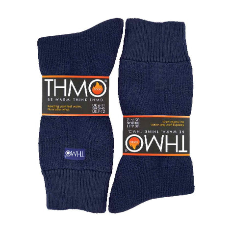 Mens Thermal Indoor Slipper Socks with Grips (Multipack Options)