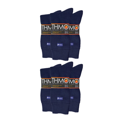 Mens Thermal Indoor Slipper Socks with Grips (Multipack Options)