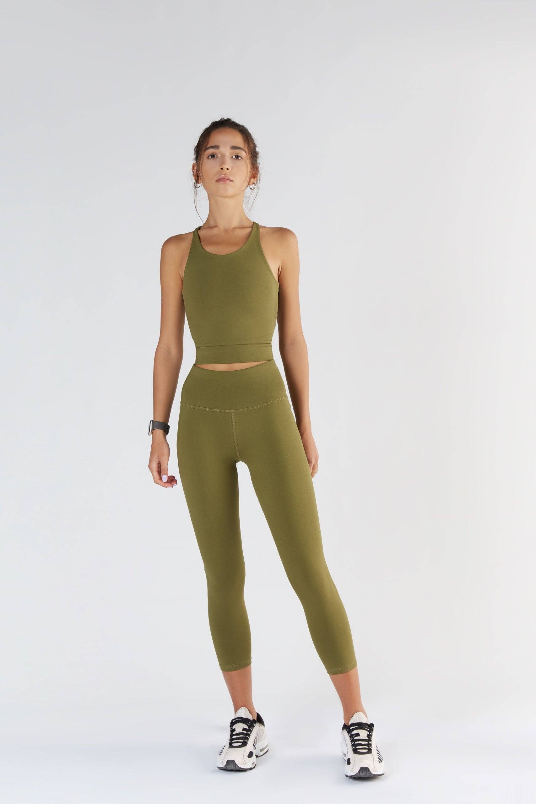 Organic 7/8 Stretch Leggings: Women's