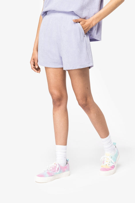 Organic Towel-Feel Shorts: Ladies
