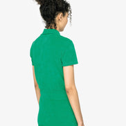 Organic Towel-Feel Zipped Jumpsuit: Women's