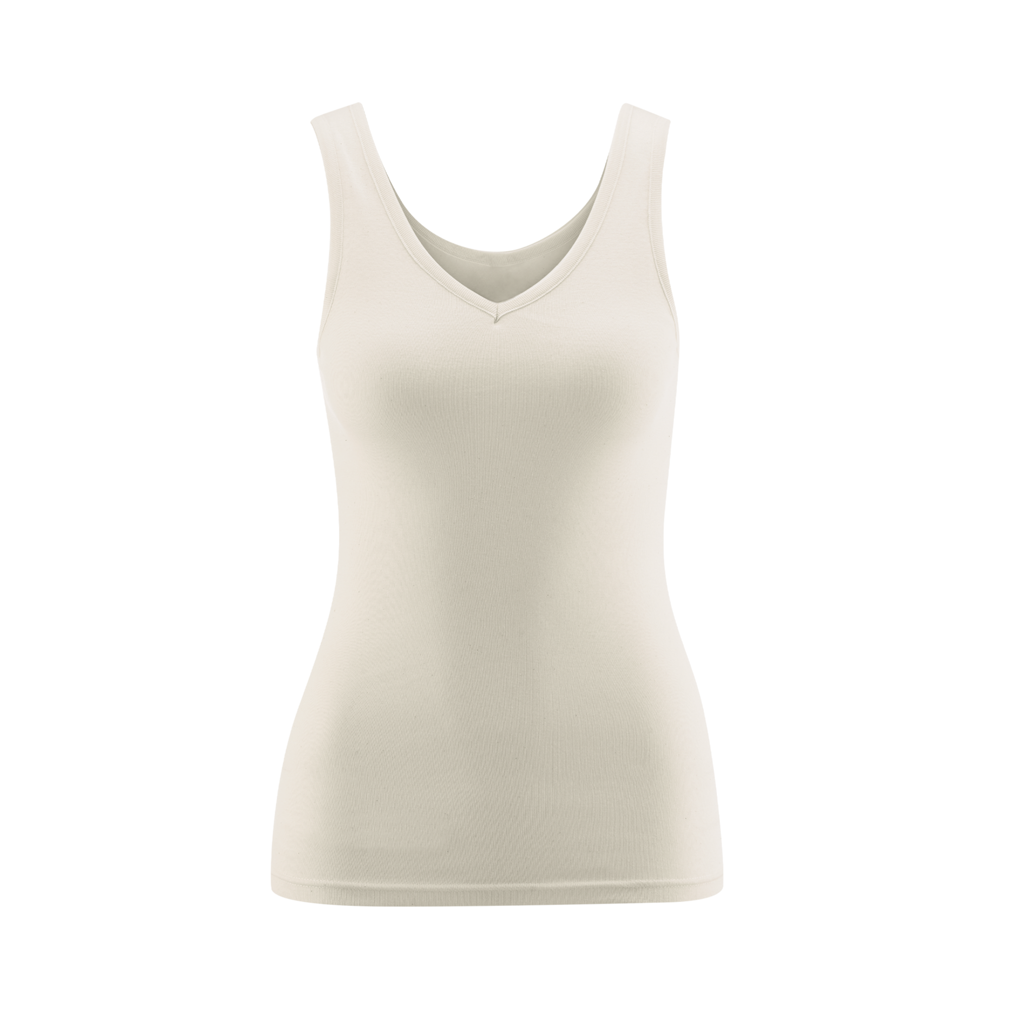 Organic Cotton V-Neck Vest: Women's