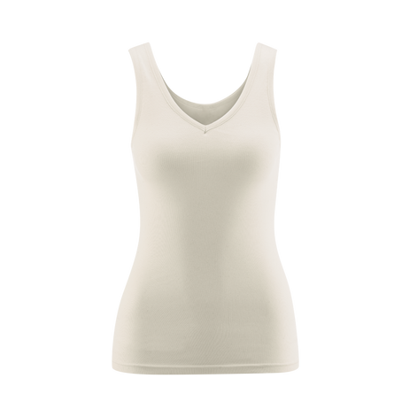 Organic Cotton V-Neck Vest: Women's