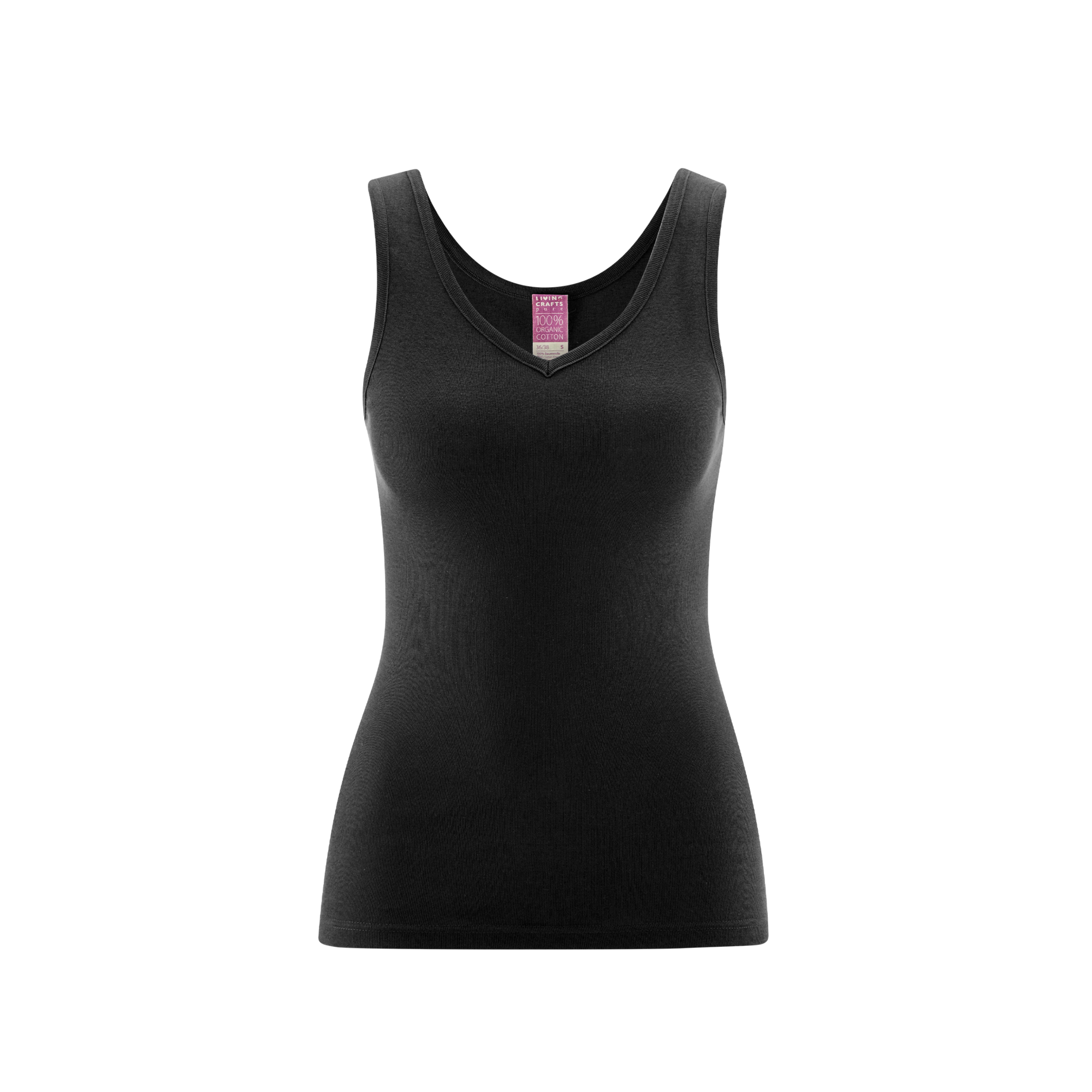 Organic Cotton V-Neck Vest: Women's