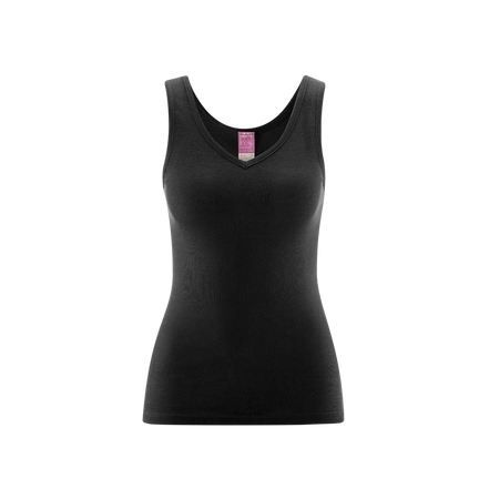Organic Cotton V-Neck Vest: Women's