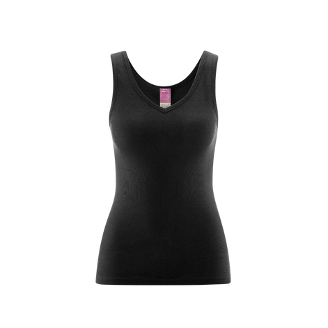 Organic Cotton V-Neck Vest: Women's