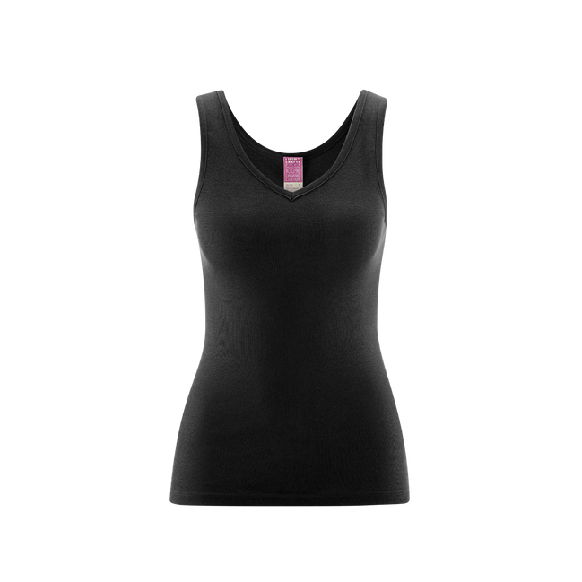 Organic Cotton V-Neck Vest: Women's