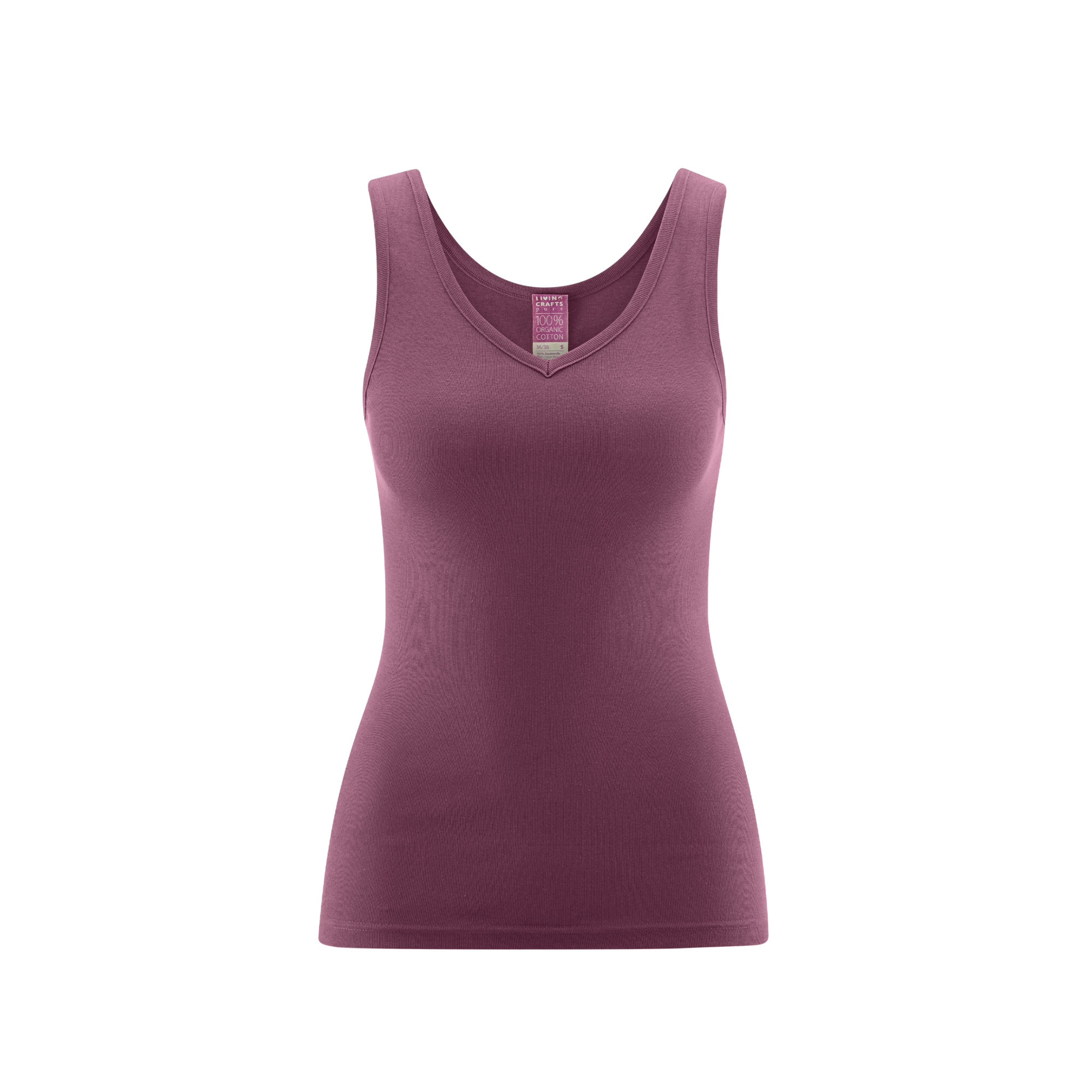 Organic Cotton V-Neck Vest: Women's
