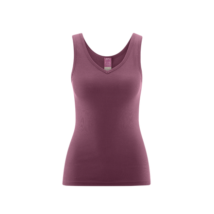 Organic Cotton V-Neck Vest: Women's