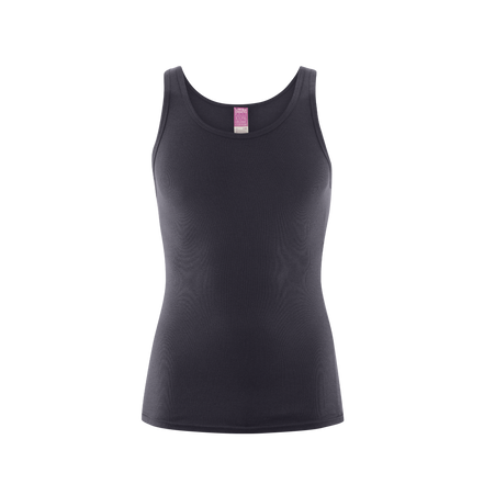 Organic Cotton Ribbed Vest: Mens