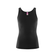 Organic Cotton Ribbed Vest: Mens