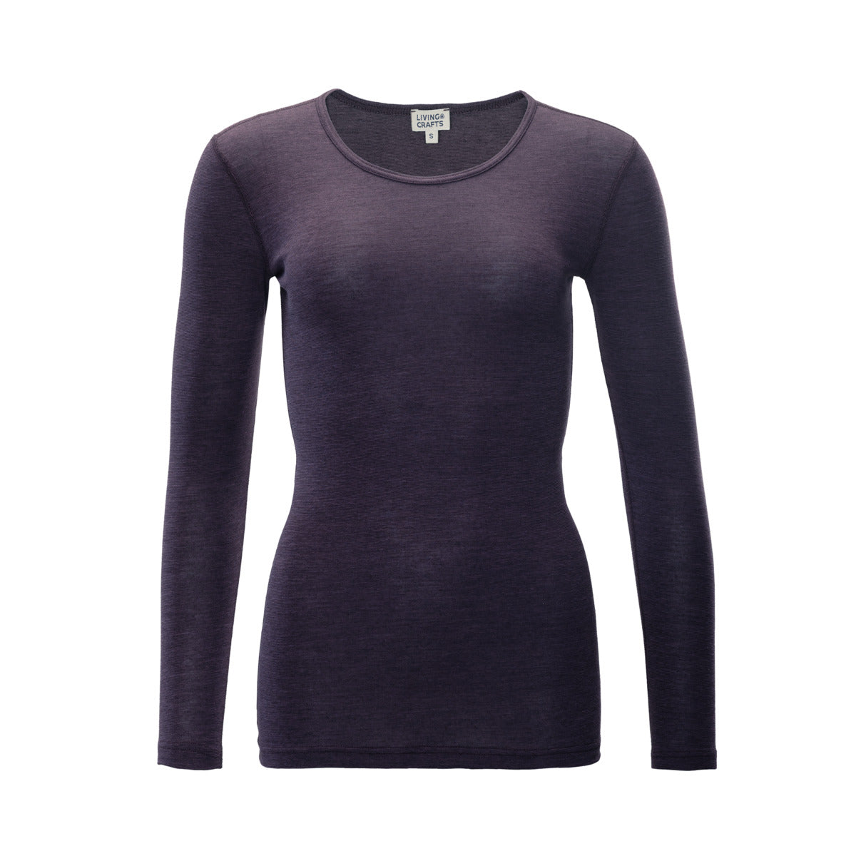 Wool & Organic Cotton Long Sleeve T-Shirt: Women's