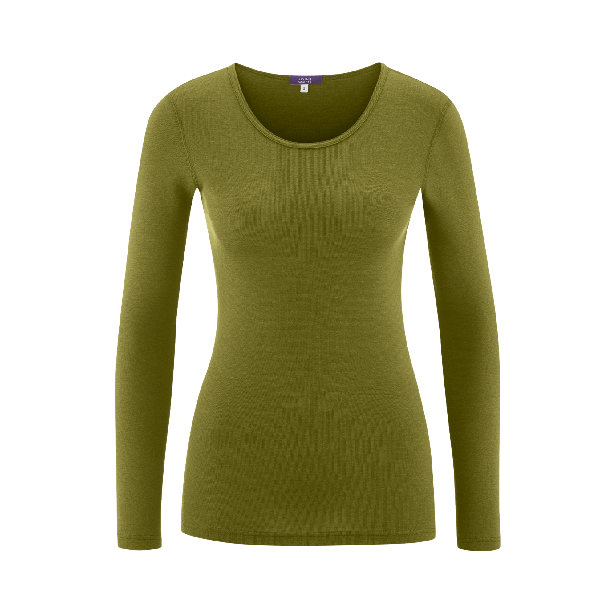 Wool & Organic Cotton Long Sleeve T-Shirt: Women's