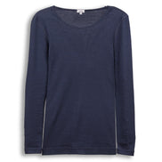 Wool & Organic Cotton Long Sleeve T-Shirt: Women's