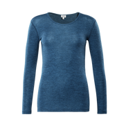 Wool & Organic Cotton Long Sleeve T-Shirt: Women's